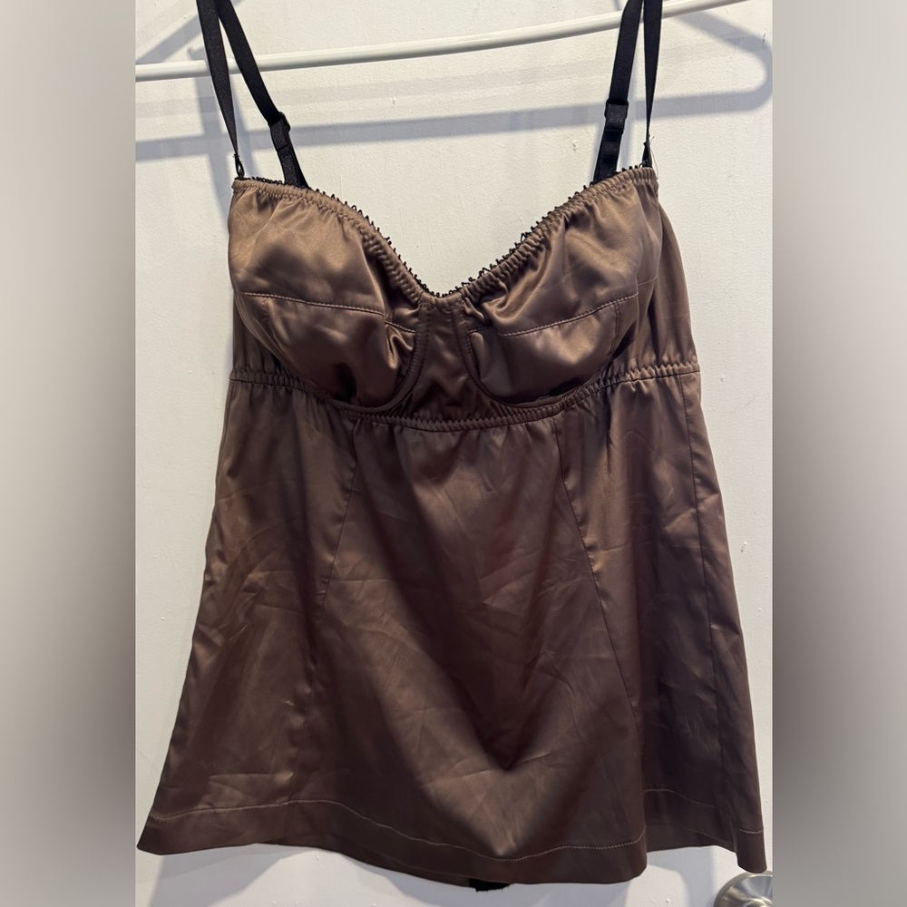 Daniele Alessandrini Italia satin corset camisole bustier push up lingerie 12